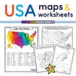 Usa Map Worksheets   Superstar Worksheets Throughout Free Printable 50 States Worksheets