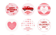Valentine Tags - 300 Free Printable Tags | Printabulls regarding Valentine Day Labels Printable