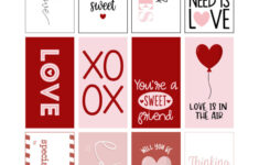 Valentine Tags – 300 Free Printable Tags | Printabulls throughout Free Printable Valentine&#039;s Day Name Tags