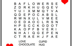 Valentine Word Search - Mountain Laurel Federal Credit Union in Free Printable Valentines Word Search