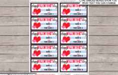 Valentine'S Day Gift Tags Set for Free Printable Valentine Label Templates