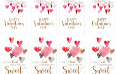 Valentine'S Day Printable Collection – Free Printables - Mother Thyme intended for Valentine Day Labels Printable Free