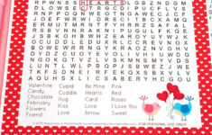 Valentine'S Day Word Search Printable – Happiness Is Homemade within Free Printable Valentines Day Word Searches