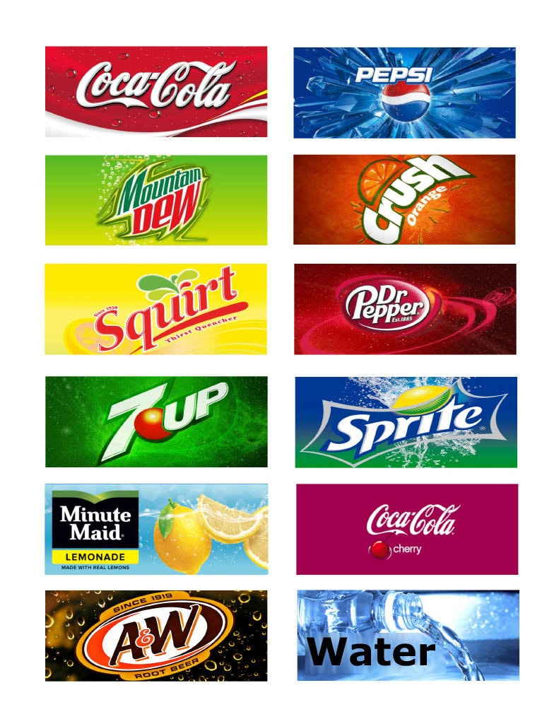 Vending Machine Price Labels Free Printable Vending Machine Labels within Printable Pop Machine Labels