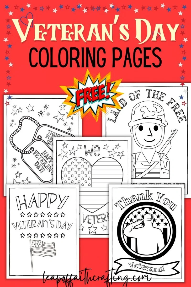 Veterans Day Coloring Pages (5 Free Printables!) - Leap Of Faith with regard to Free Printable Veterans Day Cards to Color