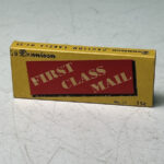 Vintage Dennison First Class Mail Gummed Parcel Labels Box Pertaining To Gummed Parcel Label