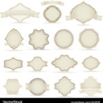 Vintage Labels Template For A Text Royalty Free Vector Image With Regard To Free Printable Vintage Label Templates
