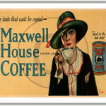 Vintage Maxwell House Coffee Digital Image Wall Art/Tranfer/Tags Within Maxwell House Coffee Label Printable