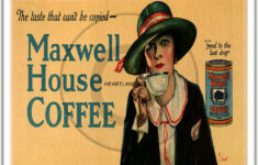 Vintage Maxwell House Coffee Digital Image Wall Art/Tranfer/Tags within Maxwell House Coffee Label Printable