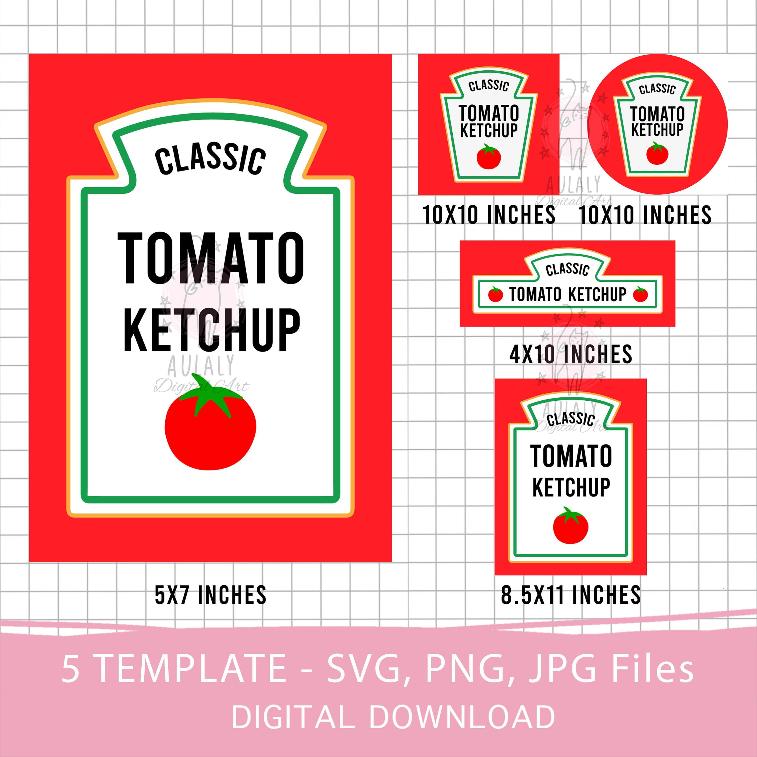 Vorlage Tomatensauce Und Senf, Ketchup Und Senf Svg, Gruppe Gewürz pertaining to Heinz Ketchup Label Printable