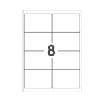 W103 (8Up) 70 X 101Mm A4 Printable Inkjet Laser Labels   Tower Pertaining To Printable Label Template 8 Per Sheet