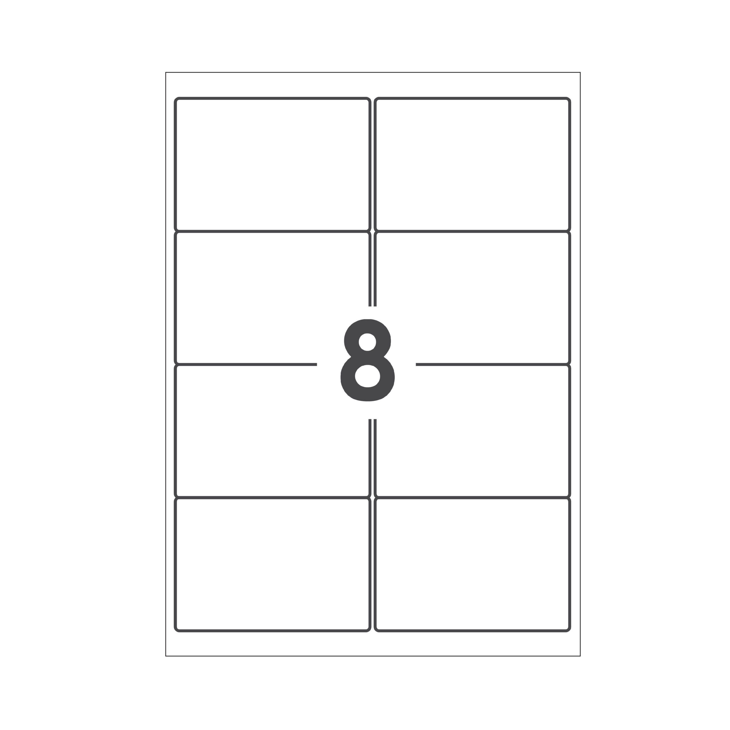 W103 (8Up) 70 X 101Mm A4 Printable Inkjet-Laser Labels - Tower pertaining to Printable Label Template 8 Per Sheet