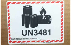 Warehouse Un3481 Caution Lithium Battery Labels - Instocklabels for Un3481 Label Printable