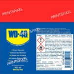Wd 40 Png Design Clean Label File Motor Digital Grunge Wd40 Png Throughout WD 40 Label Printable