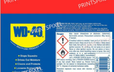 Wd 40 Png Design Clean Label File Motor Digital Grunge Wd40 Png throughout WD 40 Label Printable