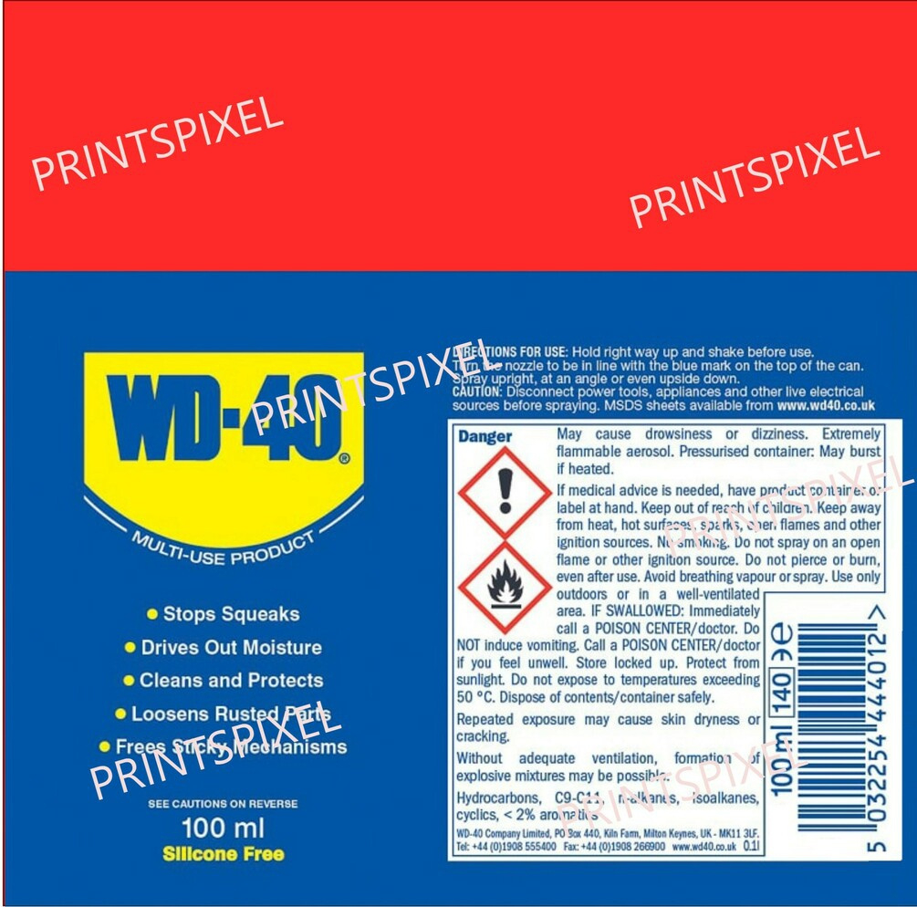 Wd 40 Png Design Clean Label File Motor Digital Grunge Wd40 Png throughout WD 40 Label Printable