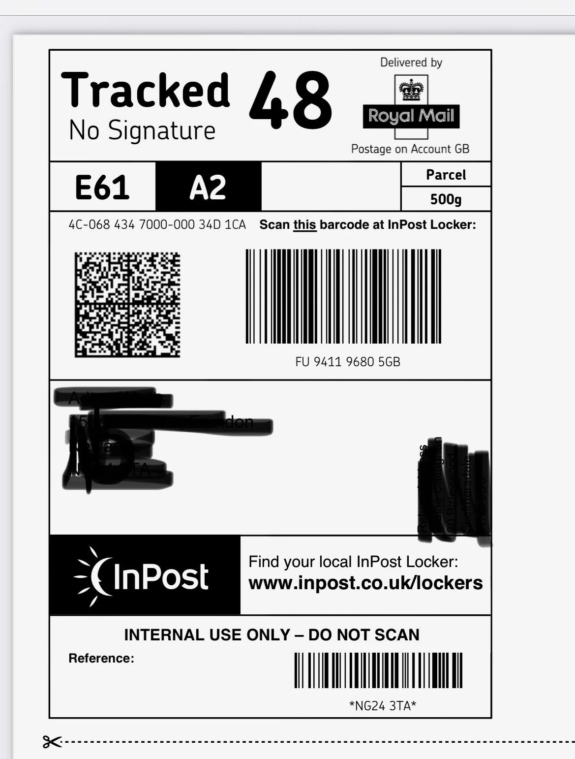 Where Can I Print Inpost Label Without A Printer? - Next Day throughout Inpost Printable Label