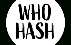 Who Hash Free Printable Label - Circle Label (5"X5") in Who Hash Label Printable