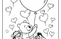 Winnie The Pooh Valentines Day Coloring Pages (8 Free Printables pertaining to Free Printable Winnie The Pooh Images