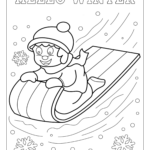 Winter Coloring Pages And Coloring Sheets – Free Printables Within Free Printable Winter Coloring Pictures