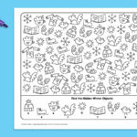 Winter Seek And Find: Free Printable Activity Within Free Printable Seek And Find