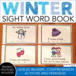 Winter Sight Word Book With A Freebie   Kindergarten Smarts Inside Free Printable Sight Word Books