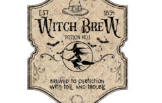 Witch Brew Label Png, Witch Brew Label Decal, Witch Brew Decal Png throughout Witches Brew Printable Labels