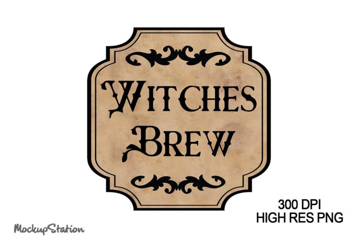 Witches Brew Printable Labels