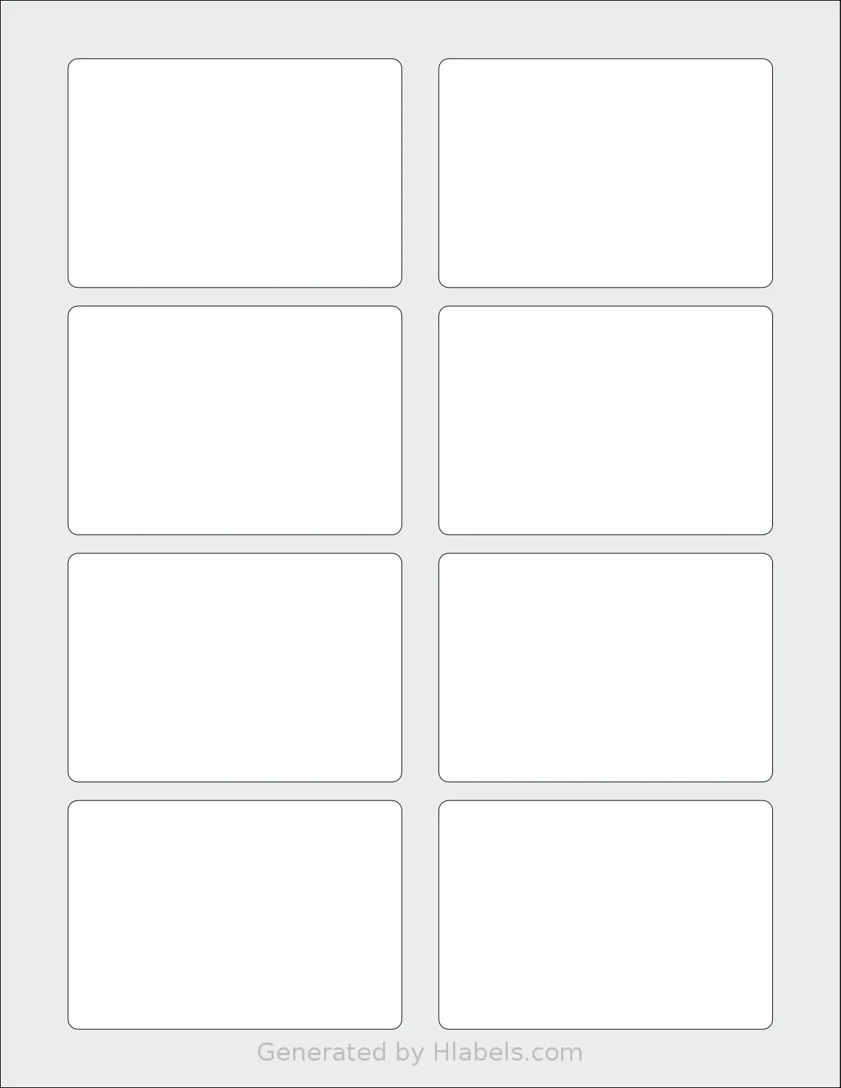 Worldlabel® Wl-5030 Label Template | Print Online Instantly within Printable Label Template 8 Per Sheet