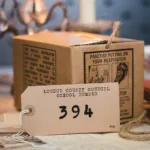 Ww2 Child'S Gas Mask Box: Air Raid Prop With London Borough Id Intended For Ww2 Gas Mask Box Label Printable