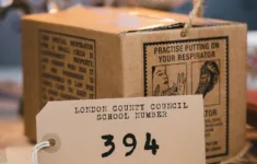 Ww2 Child'S Gas Mask Box: Air Raid-Prop With London Borough Id intended for Ww2 Gas Mask Box Label Printable