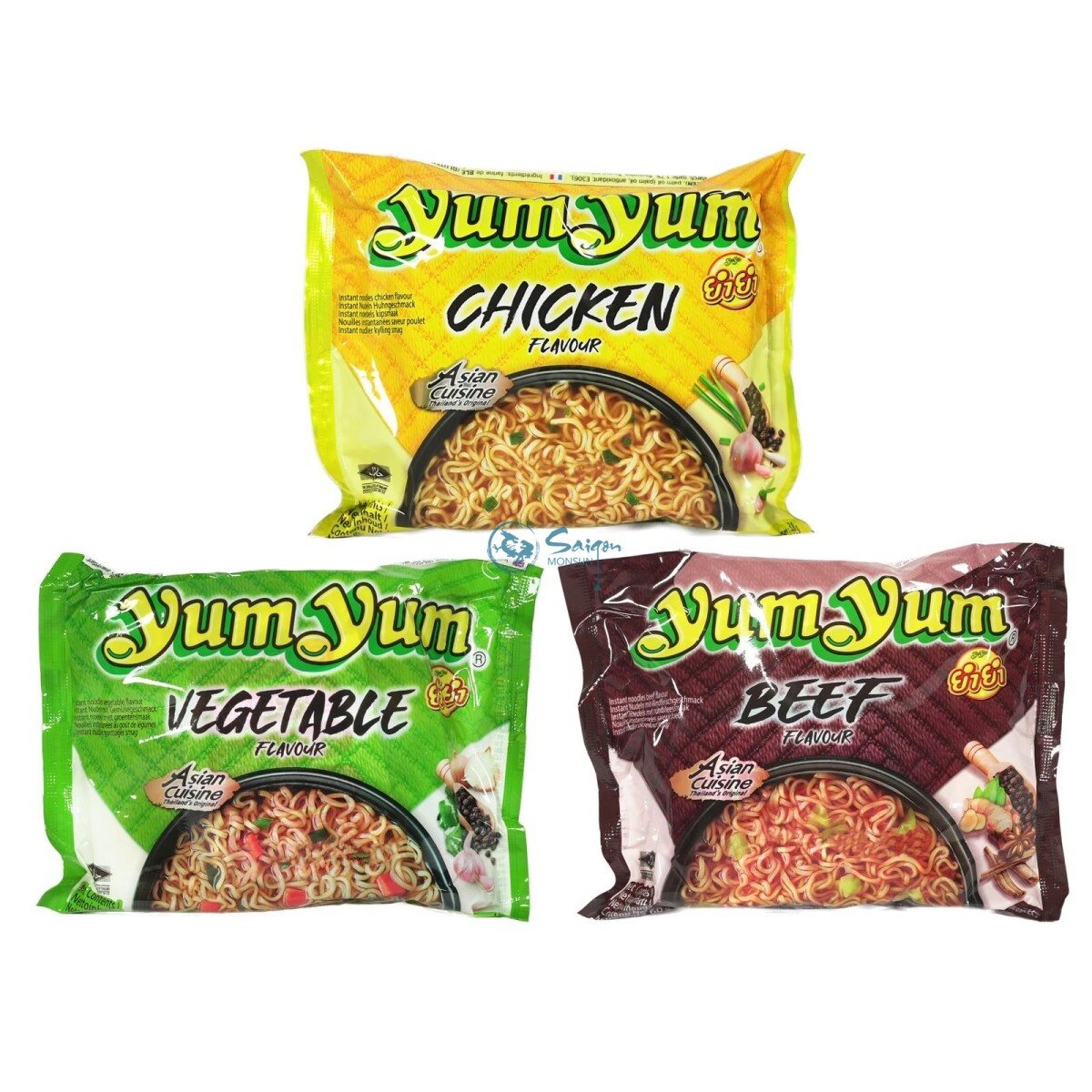 Yum Yum Instant Nudeln Mix Chicken/Vegi/Beef Flavor 30X60G in Kohl&amp;amp;#039;s Return Label Printable Free
